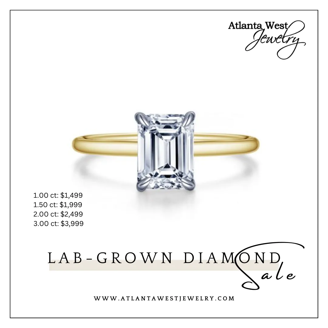 Sparkle and Save with Atlanta West Jewelry's Lab-Grown Diamond Sale!