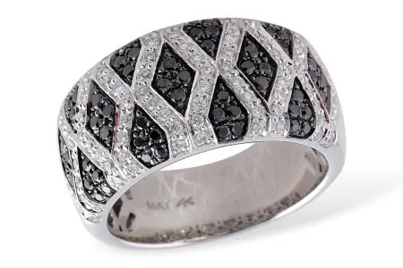 white gold & black diamond ring $3,775 Ballard & Ballard Fountain Valley, CA