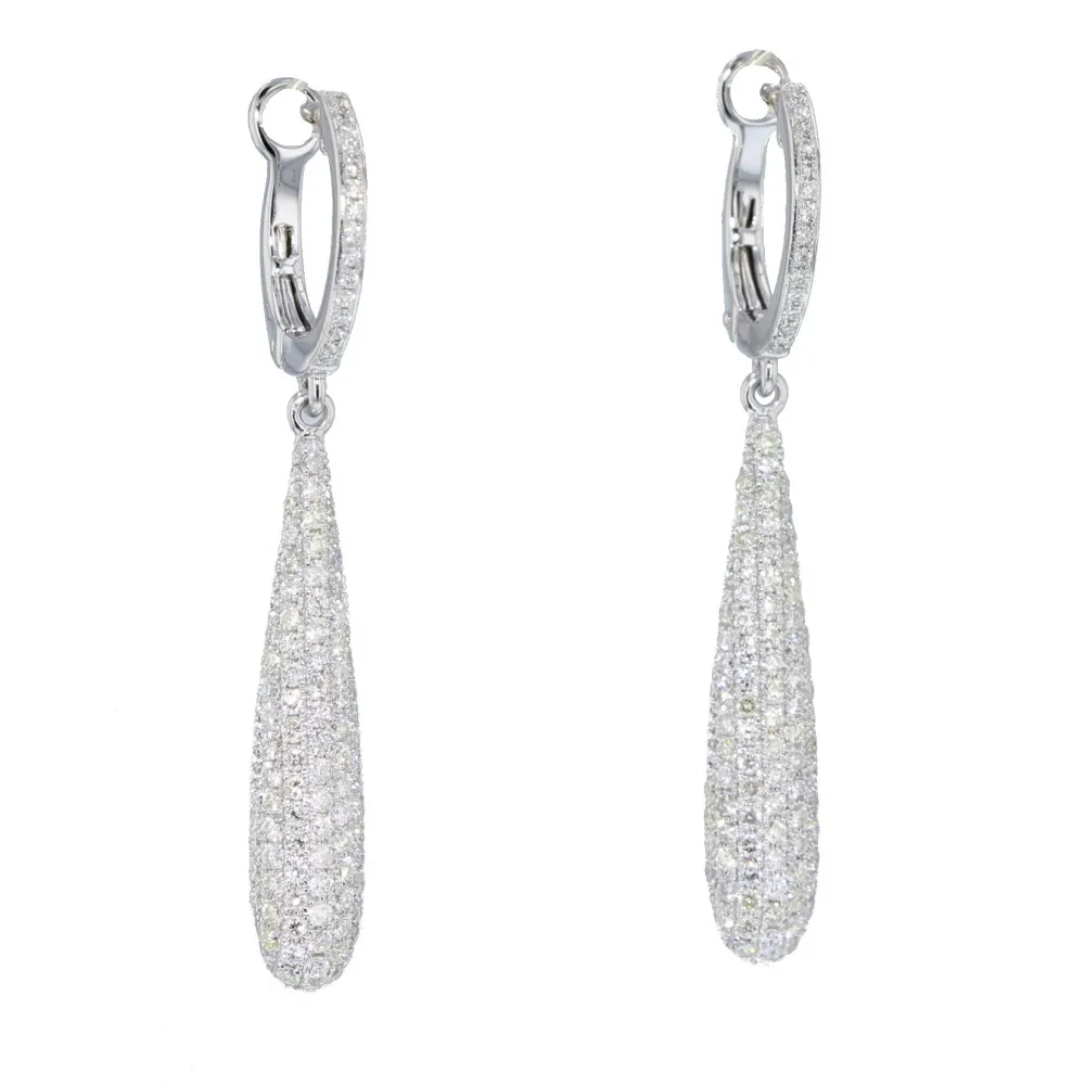 diamond dangle earrings $2,400 Ballard & Ballard Fountain Valley, CA