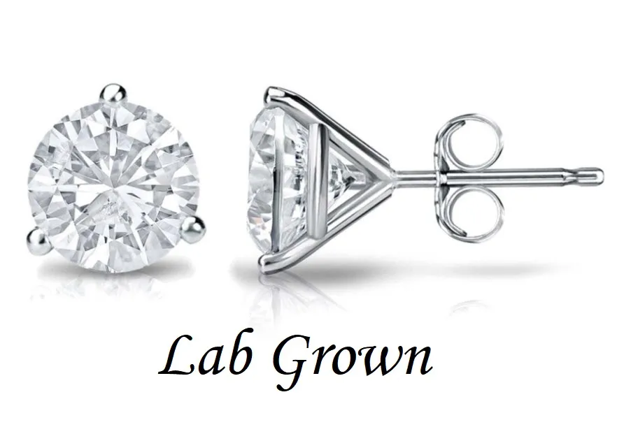 3.0 CTTW Diamond Stud Earrings  Ballard & Ballard Fountain Valley, CA