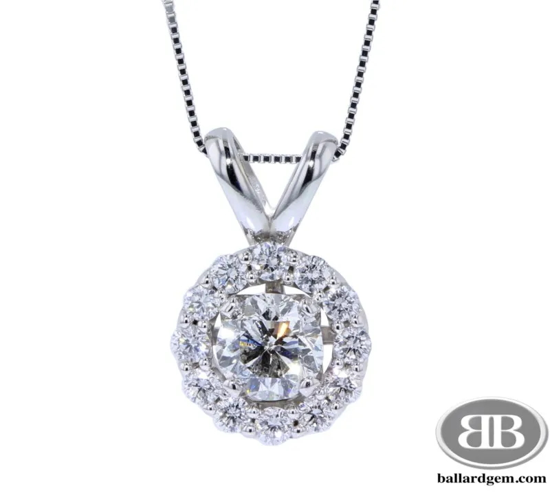Round Diamond  necklace $4,259 Ballard & Ballard Fountain Valley, CA