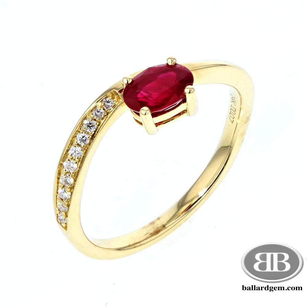 Yellow Gold & Ruby Ring $1,900 Ballard & Ballard Fountain Valley, CA