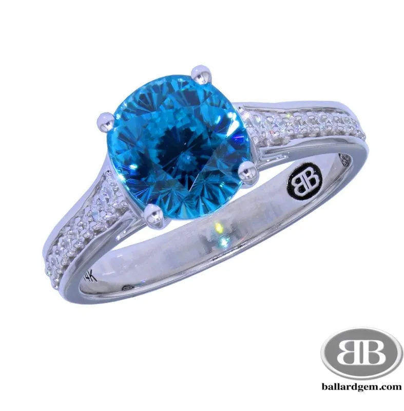 blue zircon ring $3,950 Ballard & Ballard Fountain Valley, CA