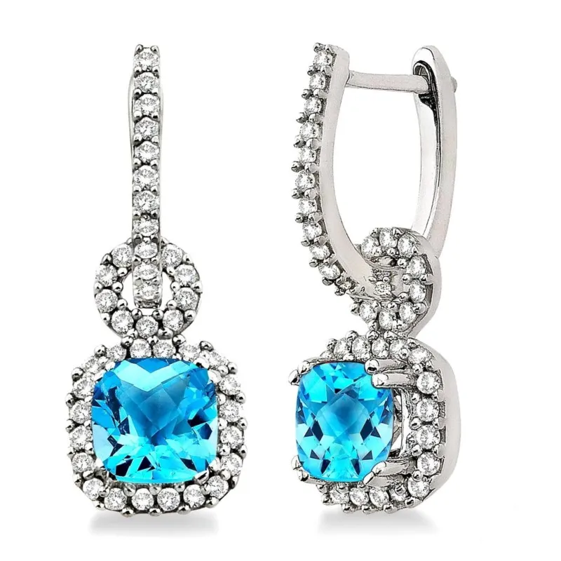 Blue Topaz Earrings $1,600 Ballard & Ballard Fountain Valley, CA