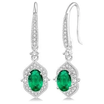 Emerald Dangle earrings $1,850 Ballard & Ballard Fountain Valley, CA