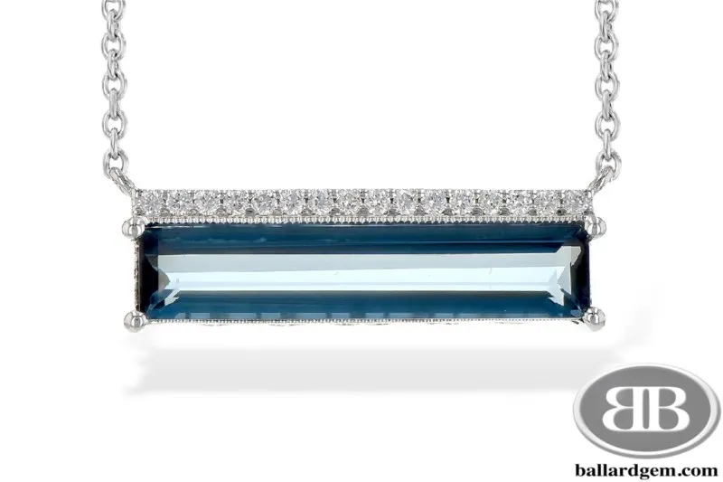 Blue Topaz Necklace $1,350 Ballard & Ballard Fountain Valley, CA