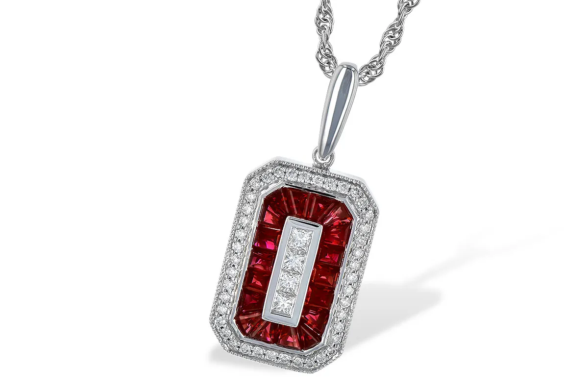 14K Pendant with several Rubies & Diamonds $3,150 Ballard & Ballard Fountain Valley, CA