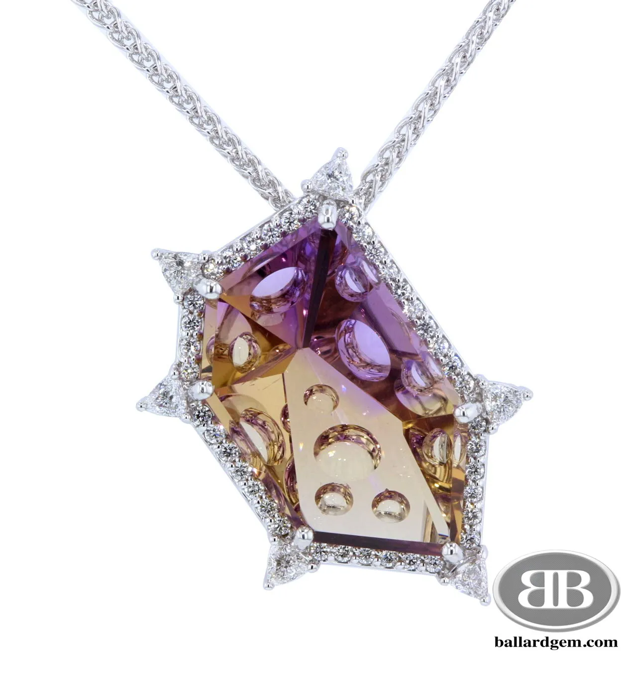 Custom Ametrine Necklace $4,975 Ballard & Ballard Fountain Valley, CA