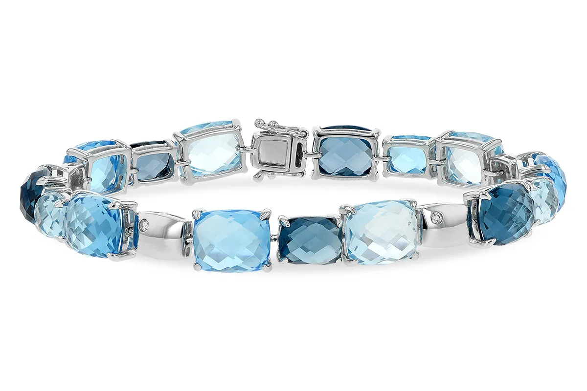 blue topaz bracelet $4,675 Ballard & Ballard Fountain Valley, CA