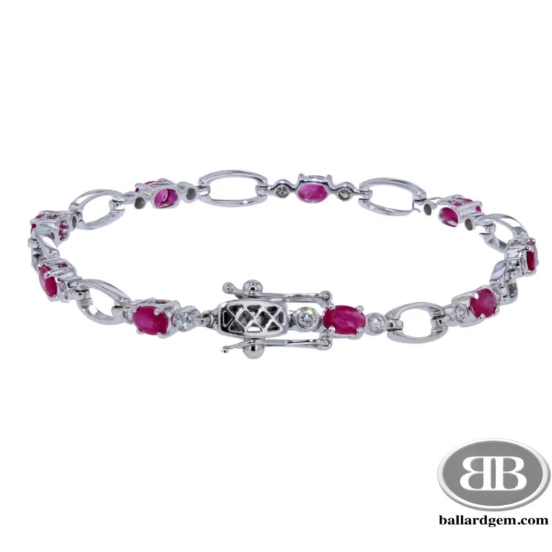 ruby & diamond bracelet $2,575 Ballard & Ballard Fountain Valley, CA