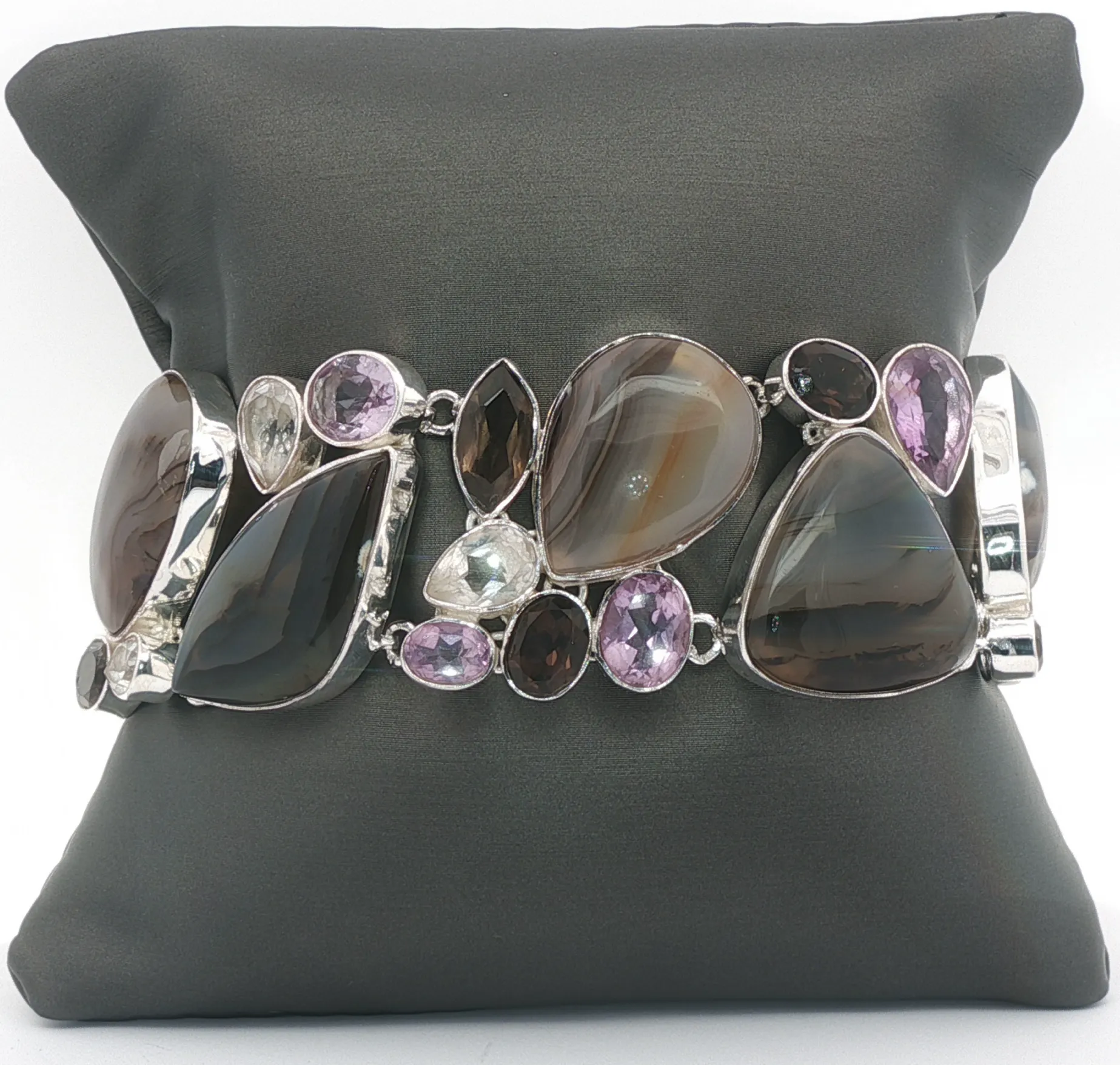 Sterling Silver & Multi-Stone Bracelet  Ballard & Ballard Fountain Valley, CA