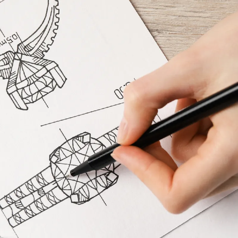 Step 1: Sketching Our custom jewelry design process begins with a sketch. Our expert jewelers will work with you to create a des