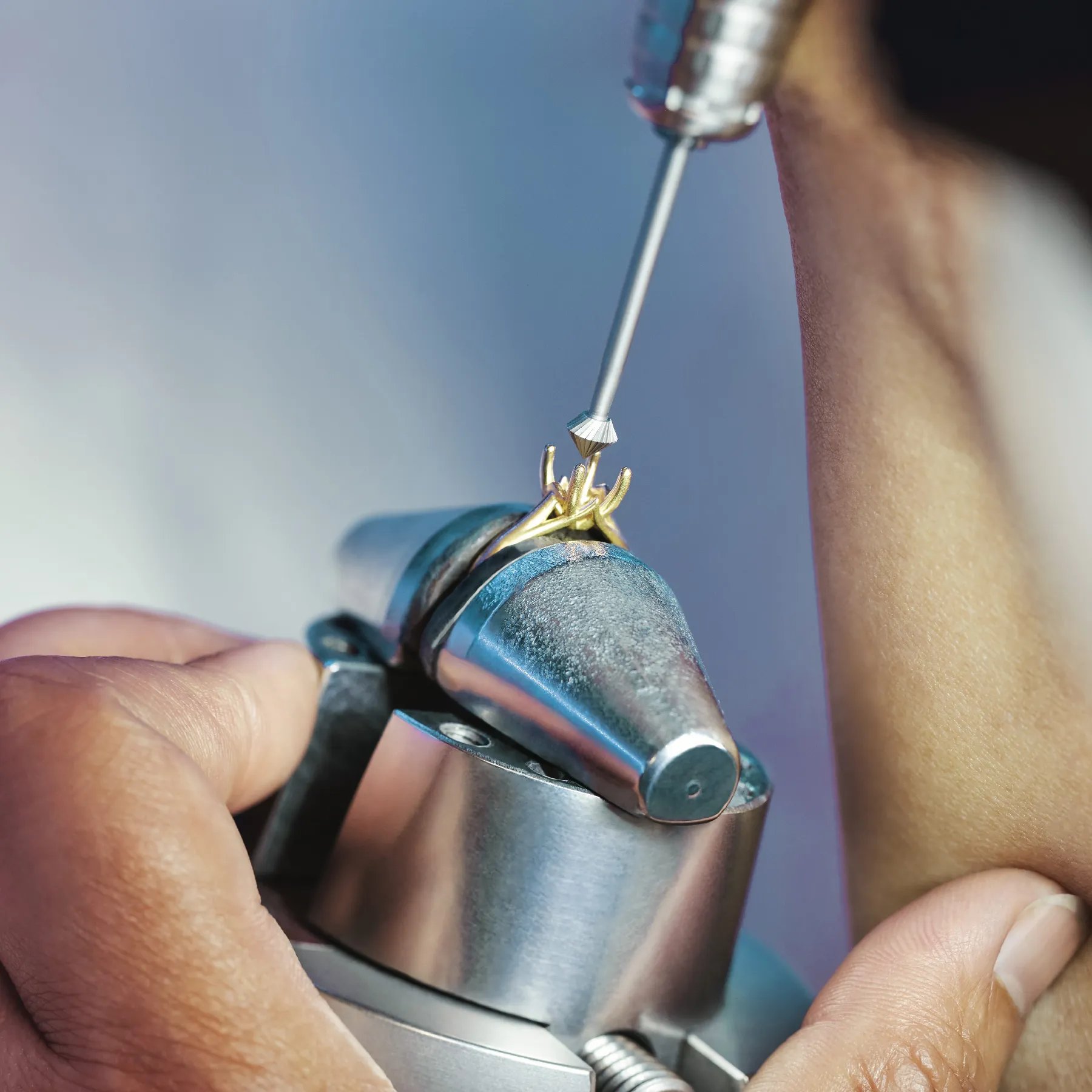 Step 3: Finishing Finally, we cast the jewelry in your desired metal and begin smoothing the edges for ideal wear, then set the stones and polish everything before we hand it off to you! Bauble Patch Jewelers Comstock Park, MI