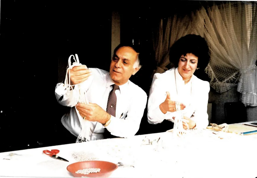 It Started With Pearls Our founders, Bob and Gloira, would travel to Japan and select husks of pearls, like you see in this image. Our journey into retail all began with buying and selling pearls! Baxters Fine Jewelry Warwick, RI