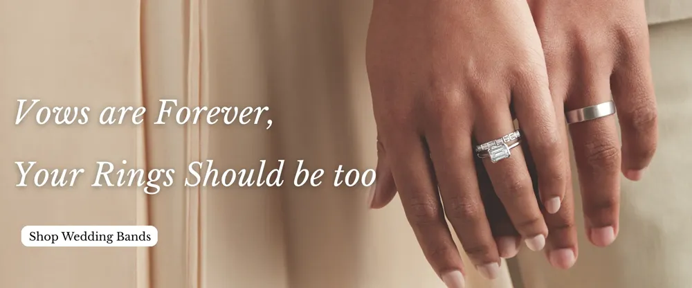 Model Wearing a Diamond Engagement Ring