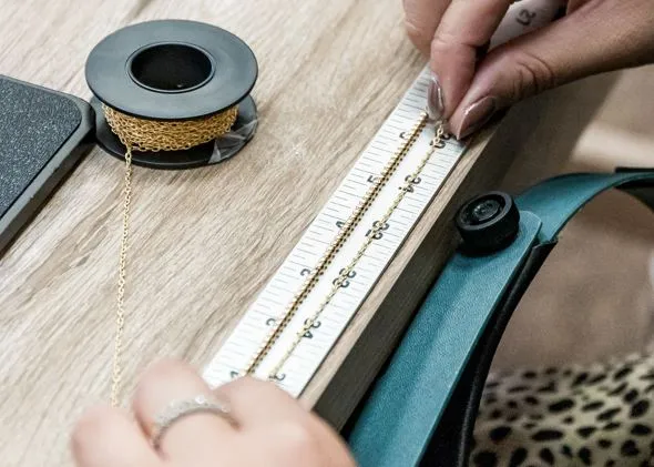 Jeweler Measuring a Permanent Bracelet