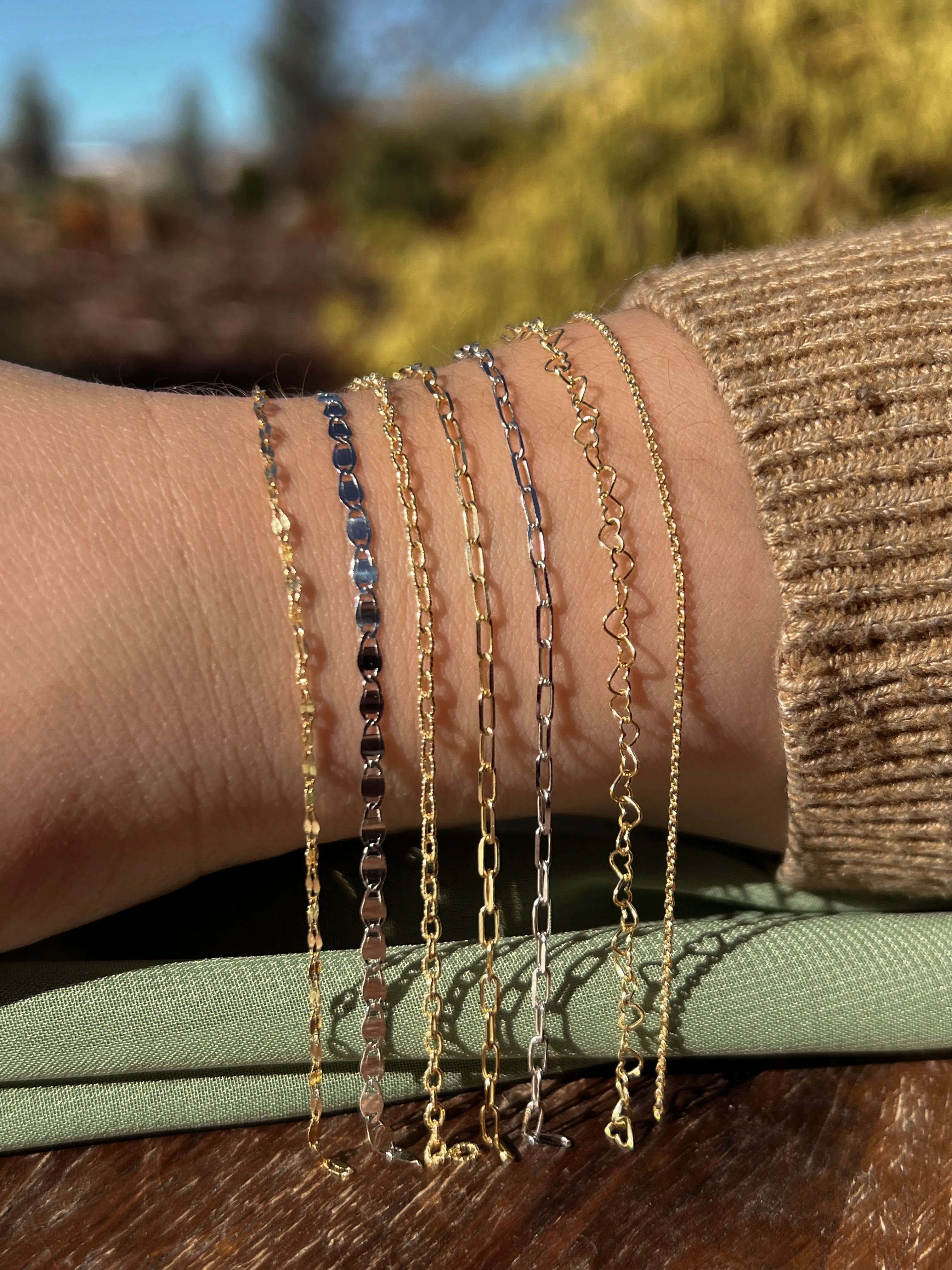 Permanent Jewelry The hottest trend is now at Baxter's. In three easy steps we will custom fit a bracelet to your wrist and 