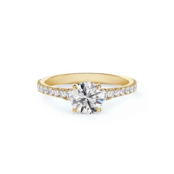 Round Engagement Ring