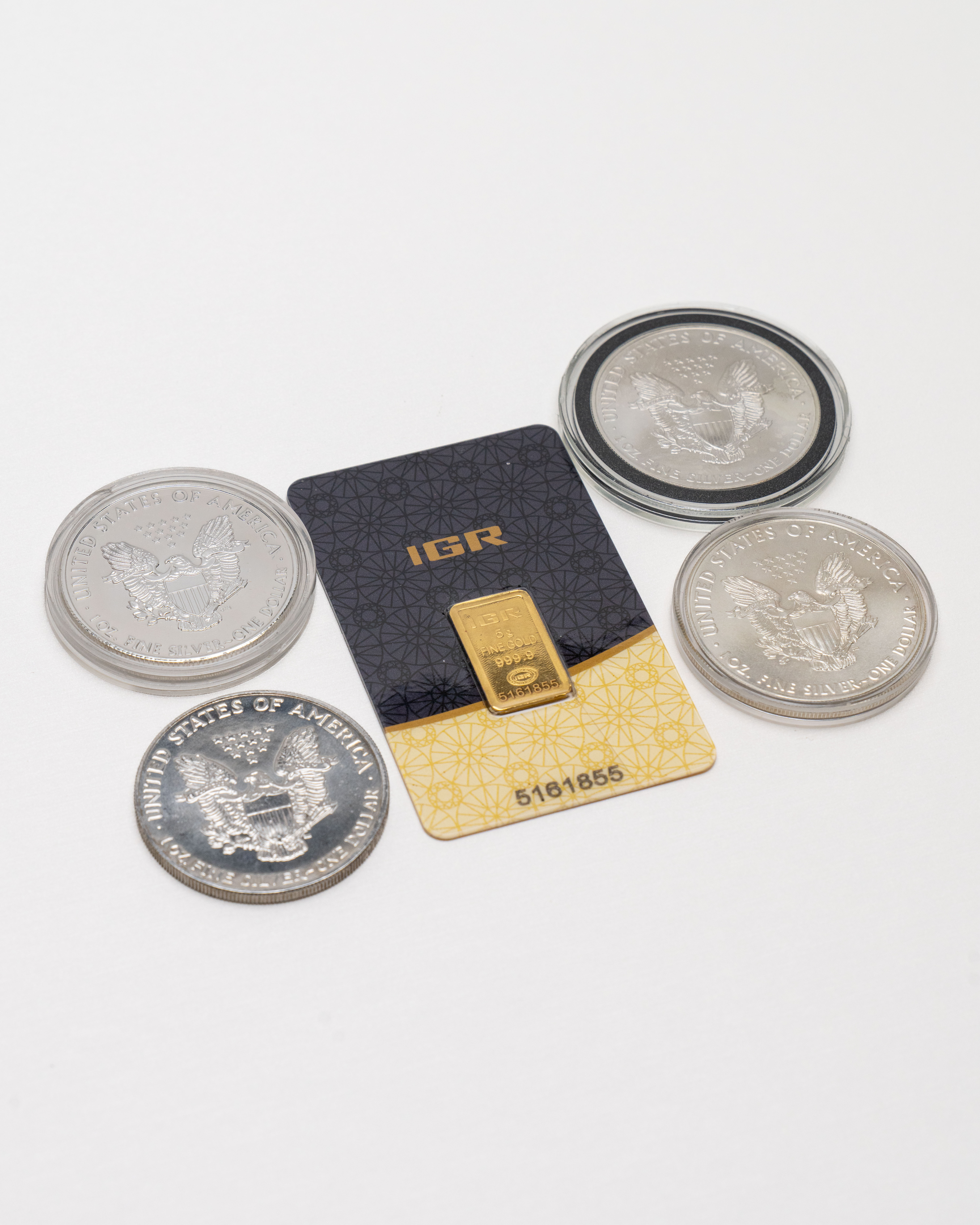  The week 3 Treasure will be five 1-oz silver rounds and one 5-gram gold bar. This is about as close to actual treasure as you can get right now! Bay Area Diamond Company Green Bay, WI