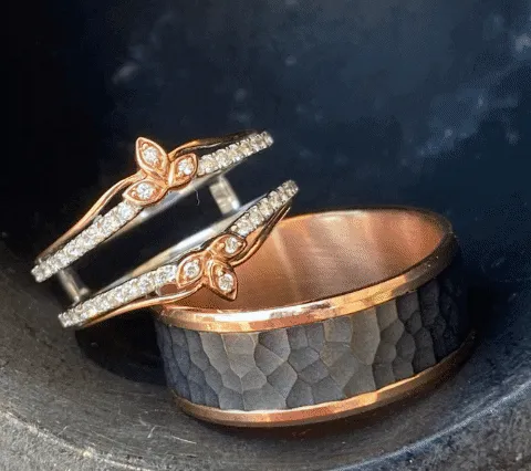Wedding bands for all! We have a beautiful array of his and her wedding bands. Come check them out today. 