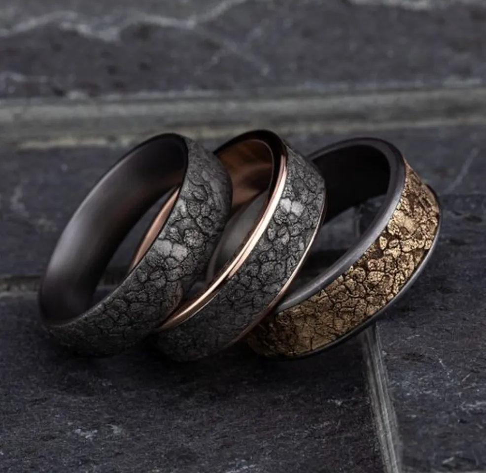 Ammara stone wedding bands for him   Bay Area Diamond Company Green Bay, WI
