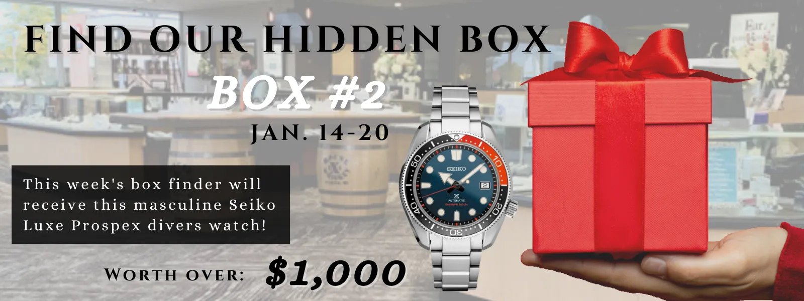 BADC Hidden Box Challenge This banner image is 1600 x 600 pixels on desktop Bay Area Diamond Company Green Bay, WI
