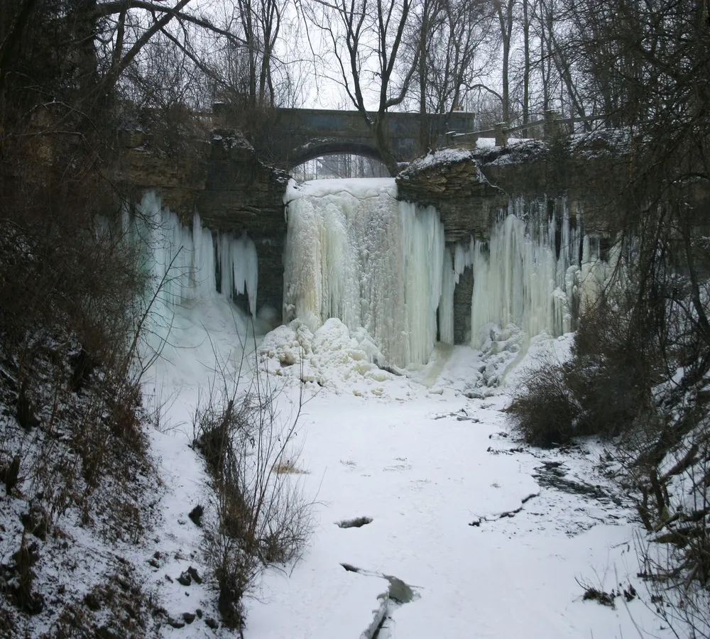 green bay wequiock falls proposal spot in winter