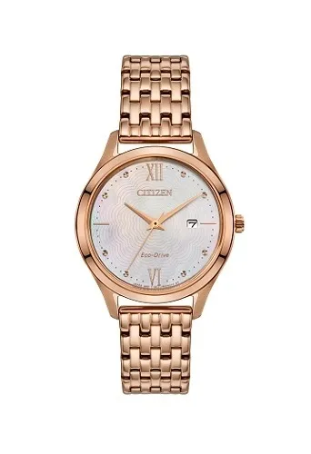 citizen brand rose gold watch