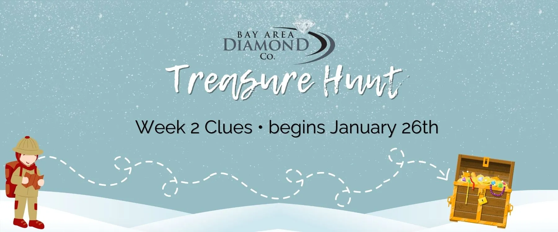 The week 2 Treasure Box was FOUND on Tuesday, January 30th at 9:37am  Bay Area Diamond Company Green Bay, WI