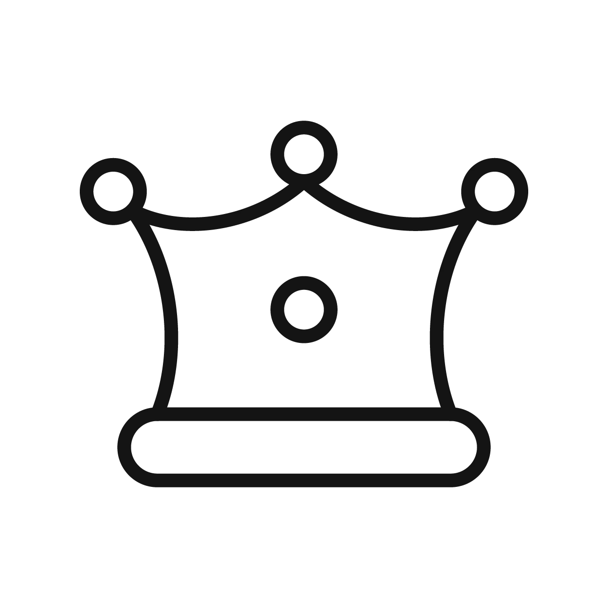 Pixel art crown icon representing Bethany's VIP Program for exclusive rewards and perks at Bethany's Jewelry.