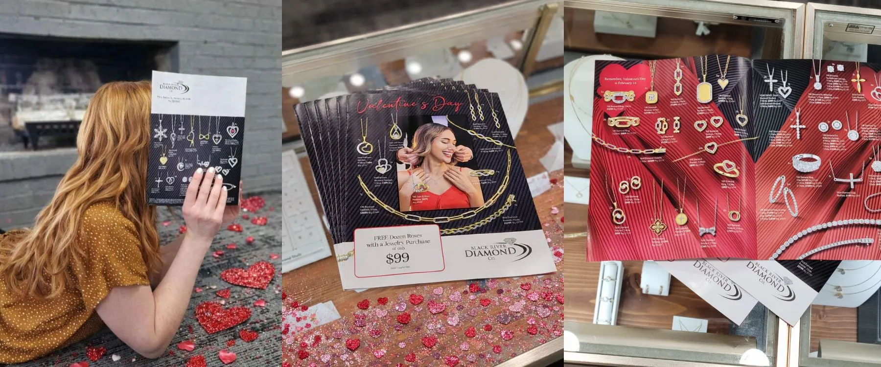 Browse / shop our Vaentine's Day Gift Guide! ALL designs in the Gift Guide are on sale through February 14th. Plus, each purchase of 949+ will receive a bouquet of roses to go with! Black River Diamond Company Medford, WI