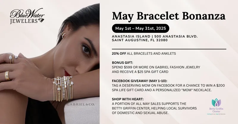 Read article: Celebrate Mom with the May Bracelet Bonanza at Blue Water Jewelers