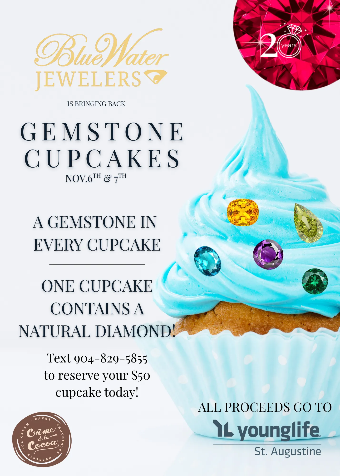 Blue Water Jewelers Gemstone Cupcakes