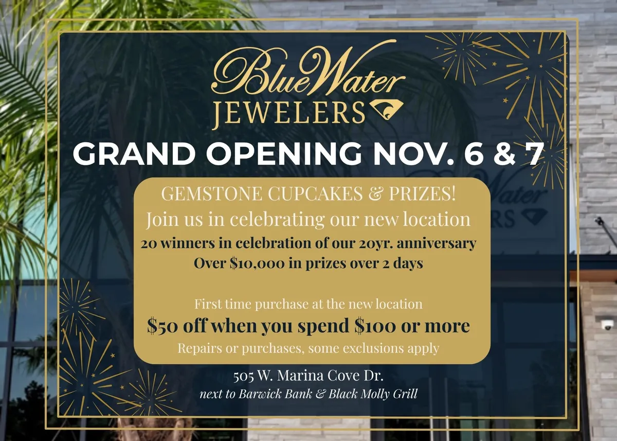 Read article: GRAND OPENING: Blue Water Jewelers Has Moved!