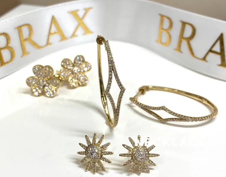 Earrings Shop Black Friday Deals early at #BraxJewelers ✨⁠Up to 60% OFF now until the end of November Brax Jewelers Newport Beach, CA