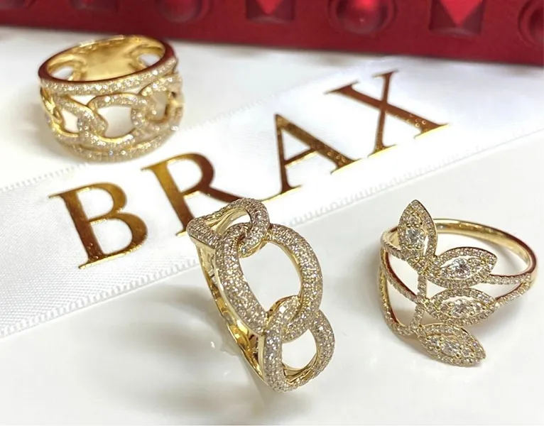 Rings Shop Black Friday Deals early at #BraxJewelers ✨⁠Up to 60% OFF now until the end of November Brax Jewelers Newport Beach, CA