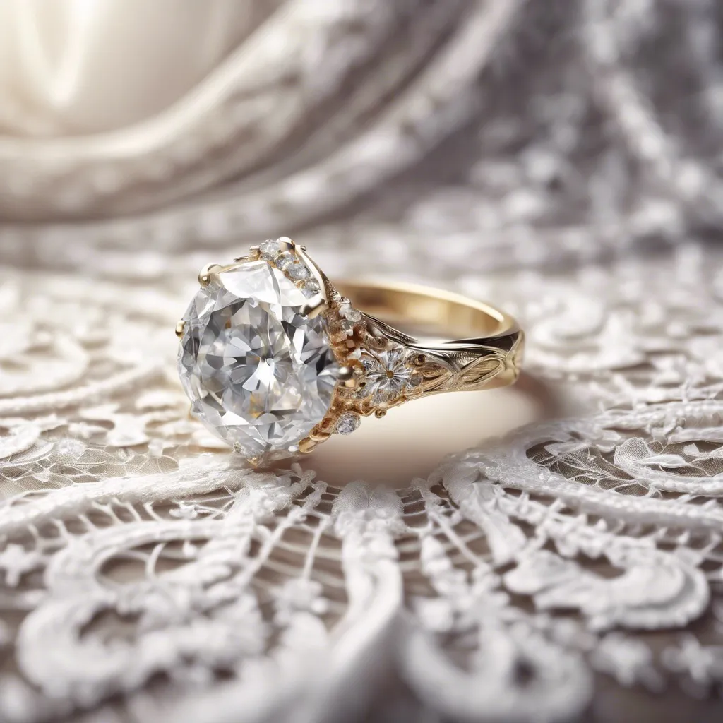 Vintage Look Engagement Rings