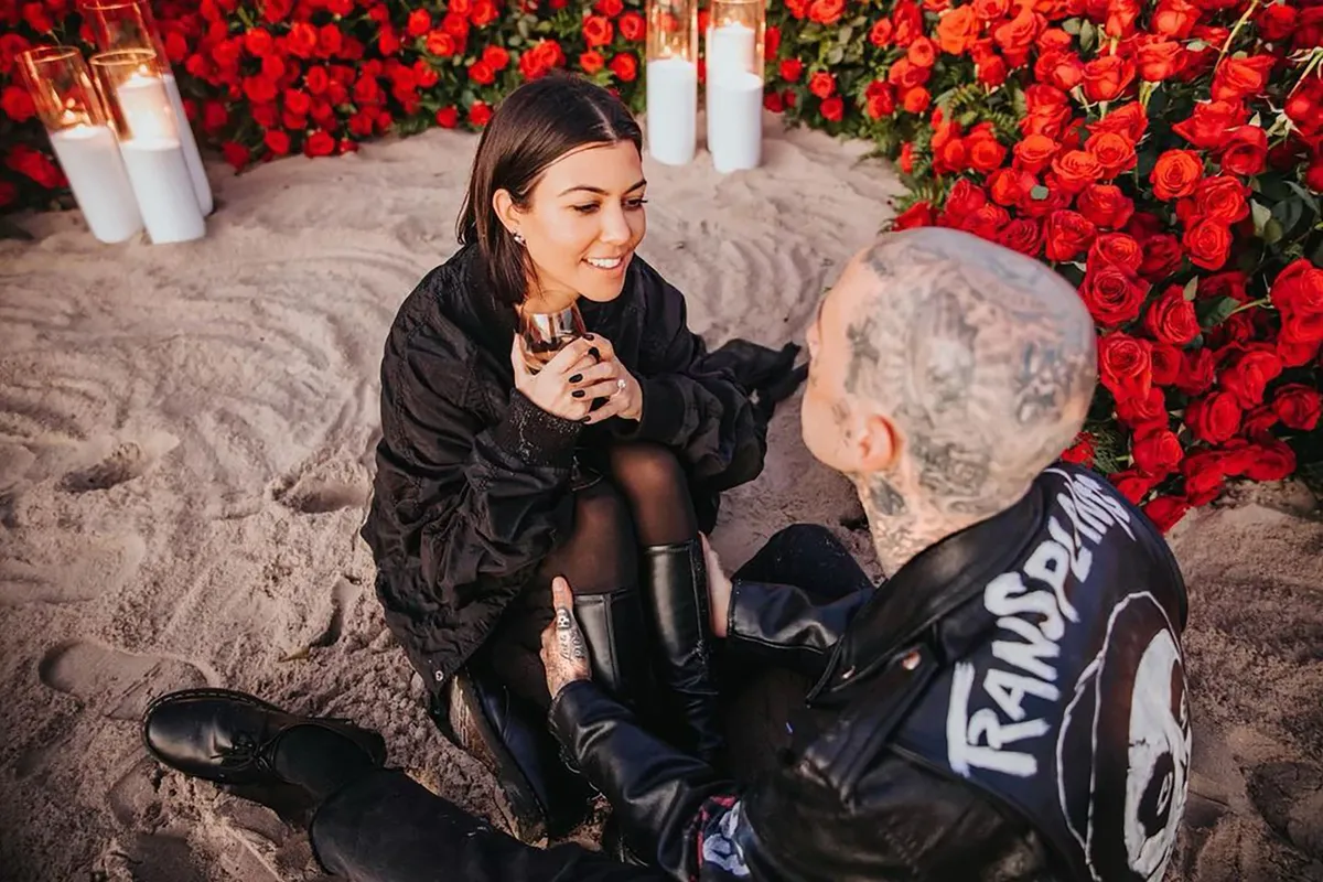 Kourtney Kardashian and Travis Barker's Engagement