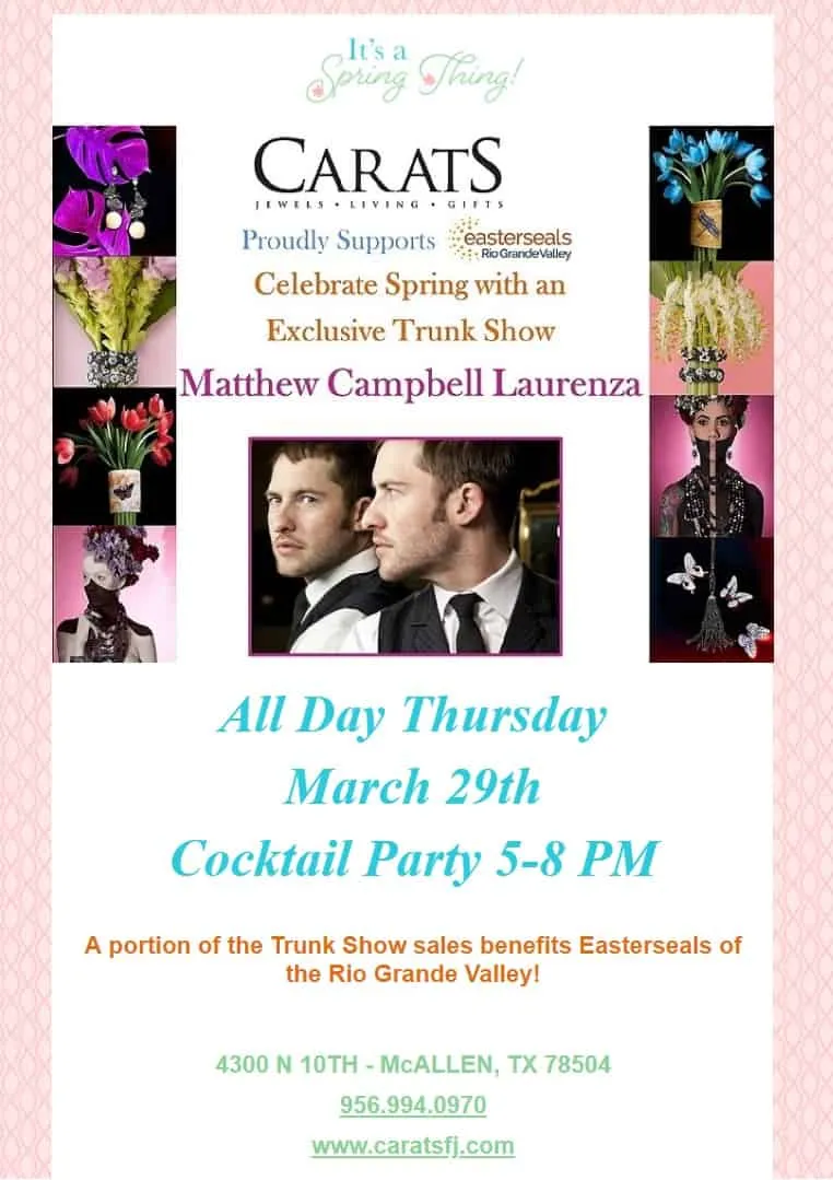 Read article: Matthew Campbell Laurenza Trunk show at Carats