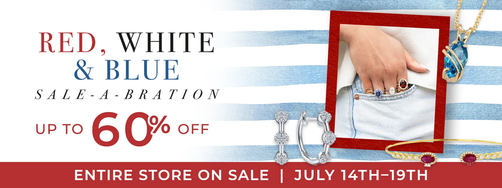 Carroll / Ochs Jewelers in Monroe, MI is hosting an Independence Day sale throughout July.
