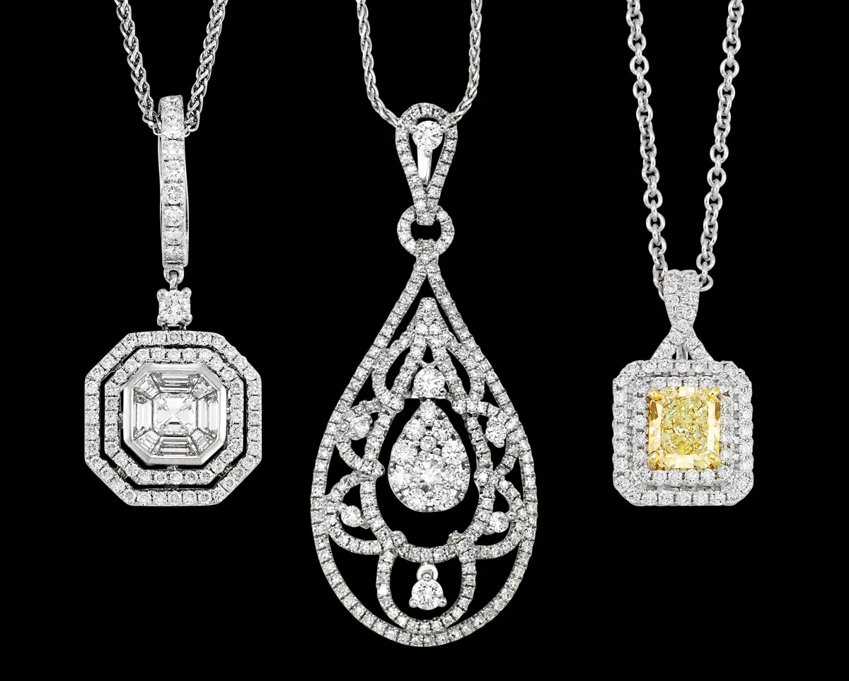 Find a gorgeous selection of diamond pendant styles at Castle Couture Fine Jewelry in Manalapan, NJ