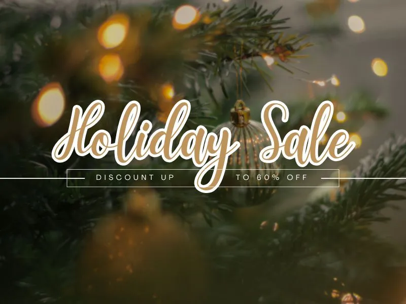 Holiday Sale up t0 60% off sitewide