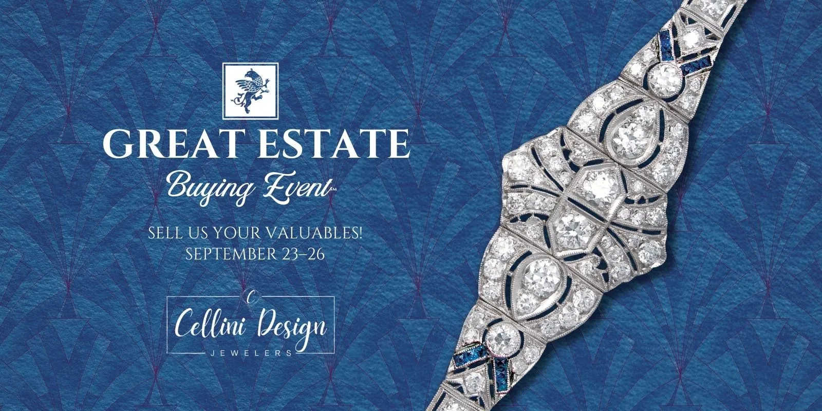 Great Estate Buying Event, sell your valuables, four days only, September 23-26