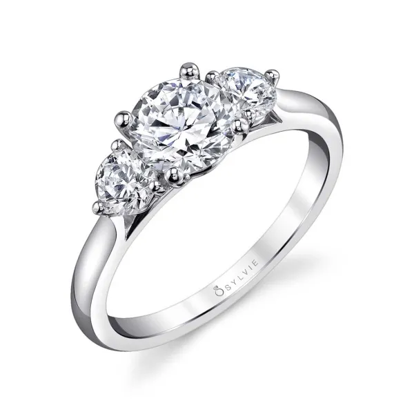 Three-Stone  Cellini Design Jewelers Orange, CT