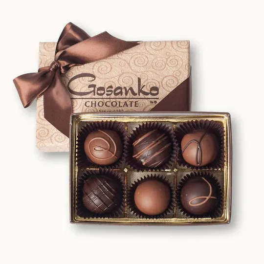 ADD: Gosanko Chocolates Do not forget to Add-on locally made Gourmet Chocolates to any order! Chippers Jewelry Bonney Lake, WA