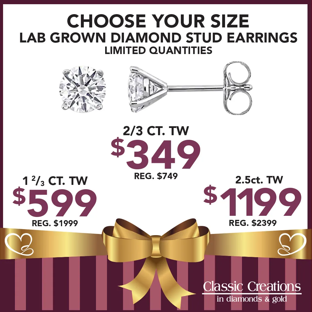 Choose The Perfect Size. Choose Your Budget.  Classic Creations In Diamonds & Gold Venice, FL