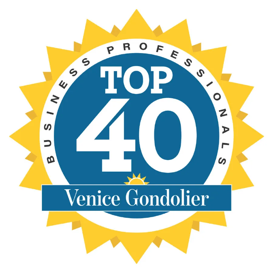 Top 40 Business Professionals Evan Duke named by Venice Gondolier in 2019 Classic Creations In Diamonds & Gold Venice, FL