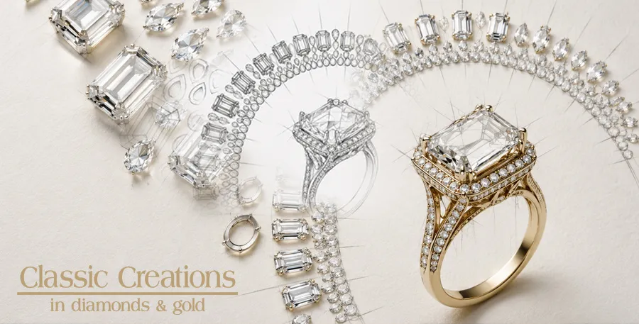 Custom jewelry design at Classic Creations in Venice, Florida.