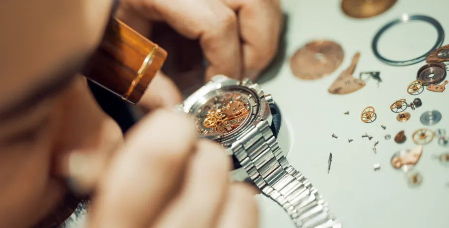 Watch repair and watch battery service at Classic Creations in Venice, Florida.