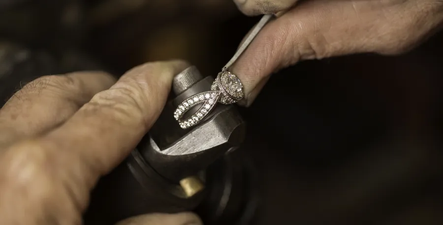 Jewelry repair services at Classic Creations in Venice, Florida.